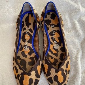 Rothy’s Animal Print Point Flats